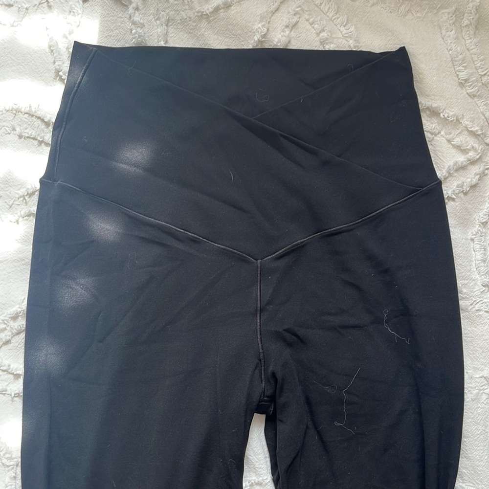 Aerie cross over flare leggings